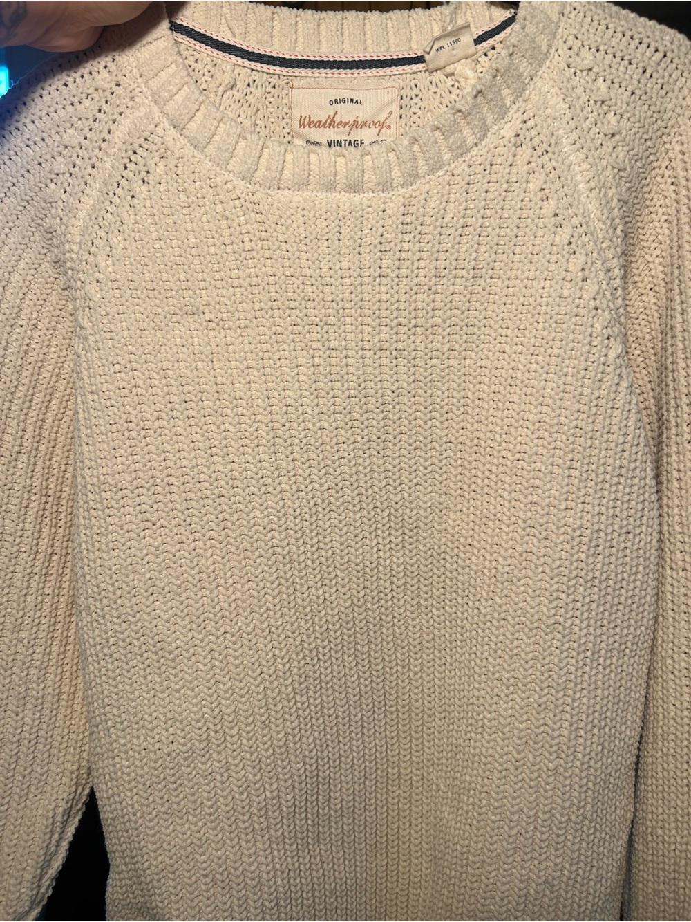 Original Weatherproof Whitecap Men’s Sweater size Large